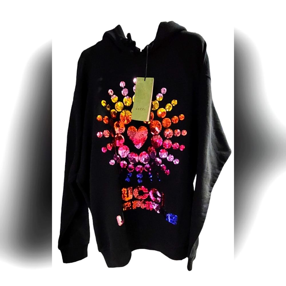 NWOT GUCCI Sweater Glitter Love the Parade